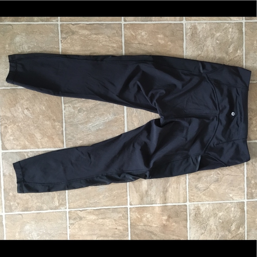 Lululemon Athletic Leggings with Mesh Side Panel